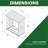 64'' W x 35'' D Metal Log Store