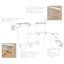 Adjustable ShelfTrack Wardrobe or Utility Clothes Rail System Heavy Duty White Wire Shelving Kit