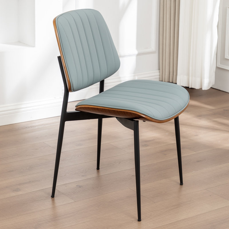 Orise Modern Upholstered Dining Chair, Blue