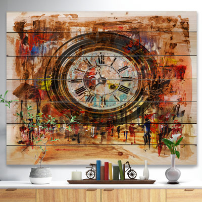 «People and Time», peinture