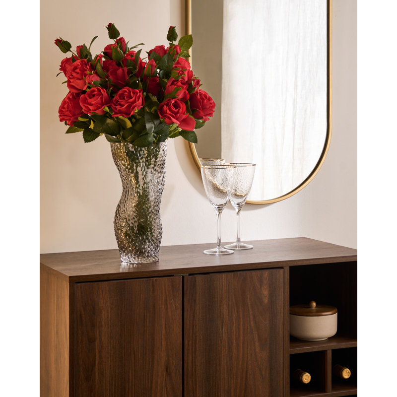 Fabric Rose Arrangement