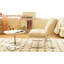 Chaise d'appoint moderne, chaise de salon avec structure en métal chromé, fauteuils rembourrés à coussin souple-82180872