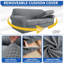 Housse de canapé 4 pièces à carreaux pour plus de 3 coussins à housse de canapé extensible et extensible pour chiens et animaux de compagnie.