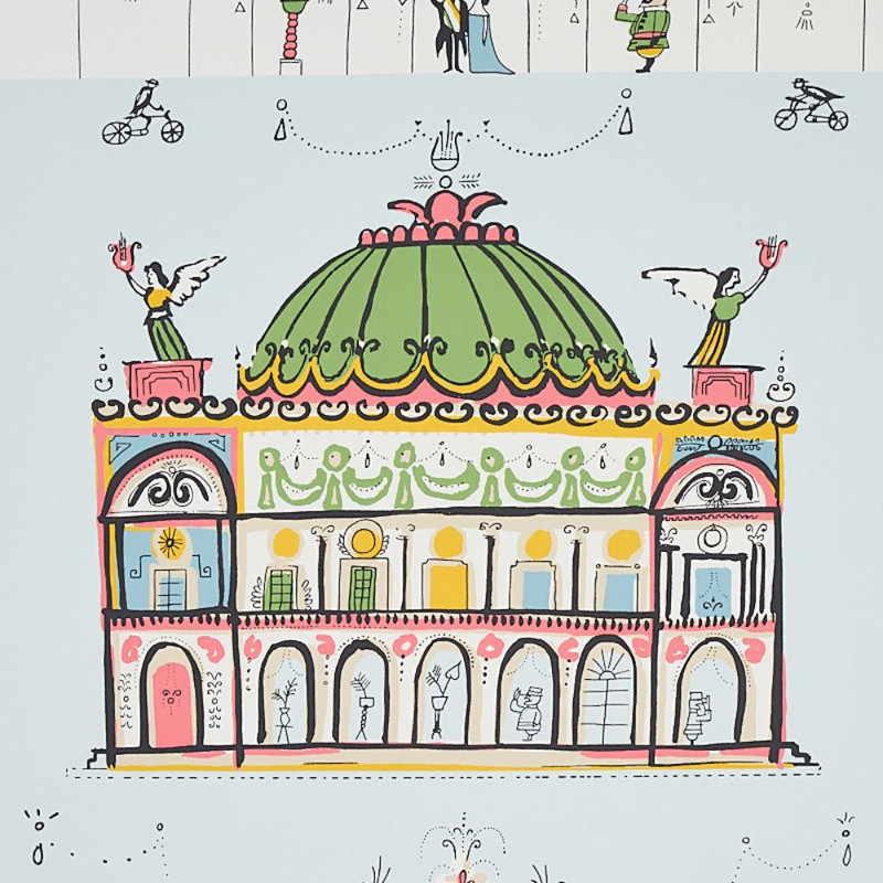 Papier peint opéra, Ciel