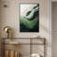 «Green Echoes I», art abstrait vert-386245752-386245755