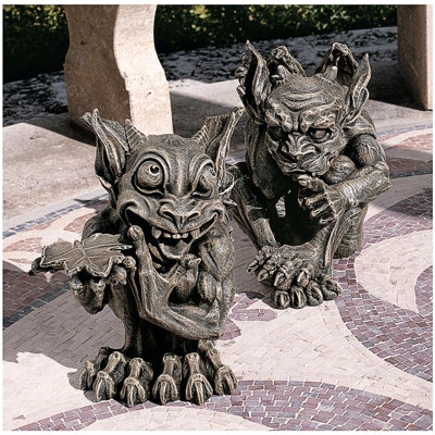 Statue babble et aparté gargouille