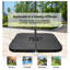 Reannon 5,3 Lb. Base de parasol en plastique