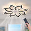 35.4-Inch Black Ceiling Fan With Light – Remote Control, 3 Colour Temperatures And 6 Speeds, Suitable For Kitchens, Bedrooms, And Living Rooms