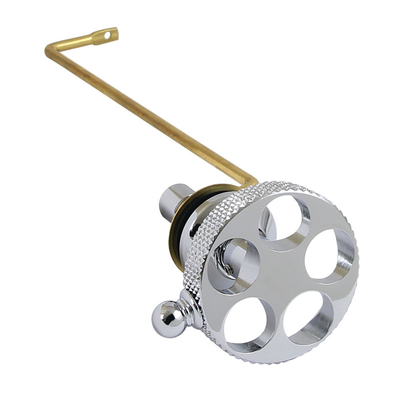 Levier de réservoir de toilette à fixation latérale Kingston Brass Webb, Chrome poli