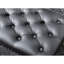 Banc capitonné en tissu avec garniture cloutée-2086375416