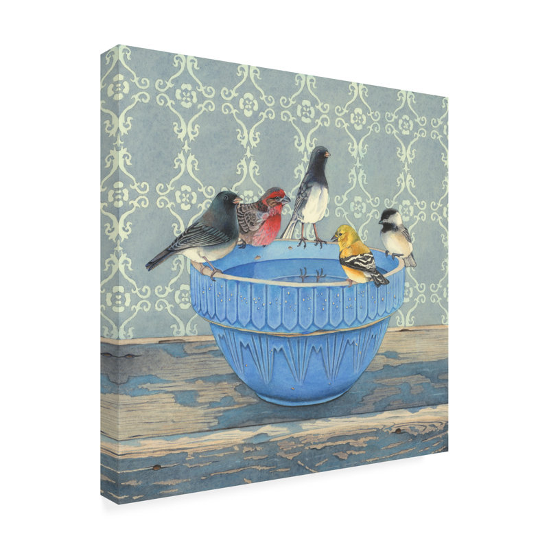 Marvindale «Gathering At The Blue Bowl», reproduction sur toile, H 14 po x l 14 po x P 2 po