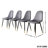 Lassan Contemporary Fabric Dining Chairs-1769279384