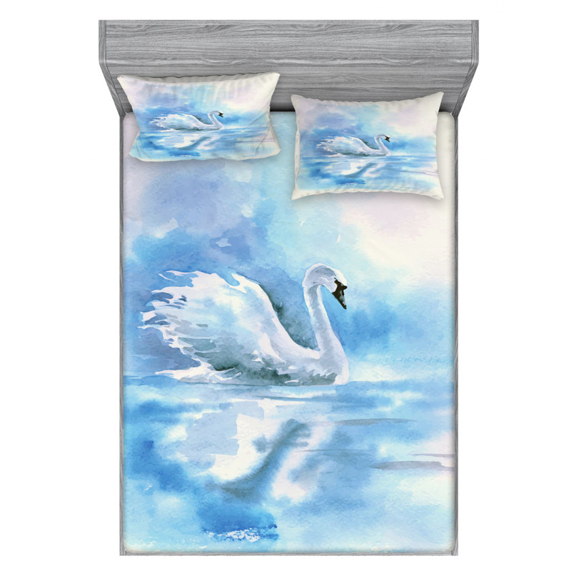 Microfiber Sheet Set, Full Sheet Set with Fitted Sheet