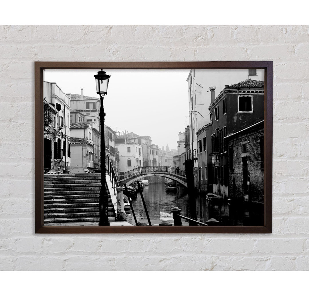 Venedig Retro B N W - Druck