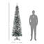 Arbre de Noël artificiel enneigé avec branches réalistes