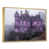 Toile avec cadre flottant or