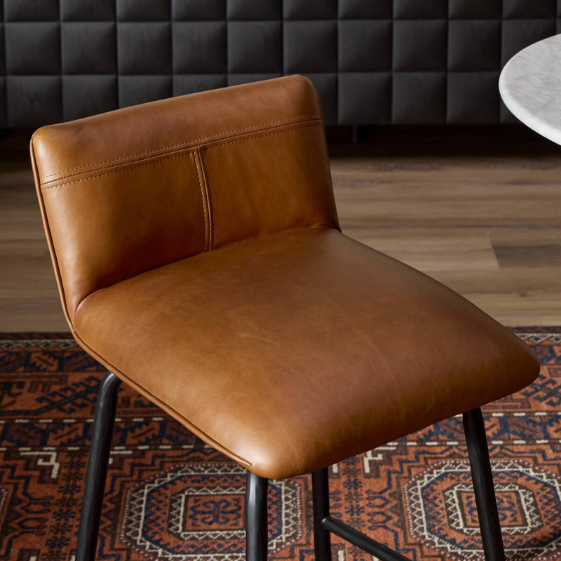 Ridley Swivel Stool-Sonoma Chestnut-Bar