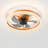 Frauly 19.7 Inch Led Enclosed Low Profile Ceiling Fan With Light-1222760606-1215559985