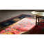 Tapis antique noué à motif floral chinois Art Deco