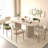 Oval Extendable Dining Table with sturdy base-896065229