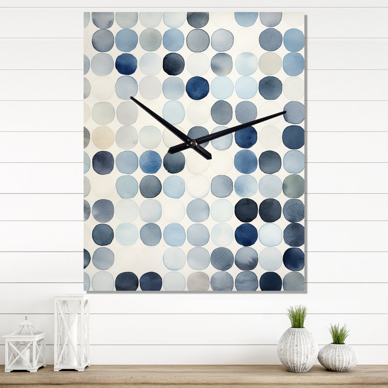 Horloge murale géométrique moderne, H 28 po x l 12 po x P 1 po