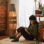 Lampes sur pied en bois massif
