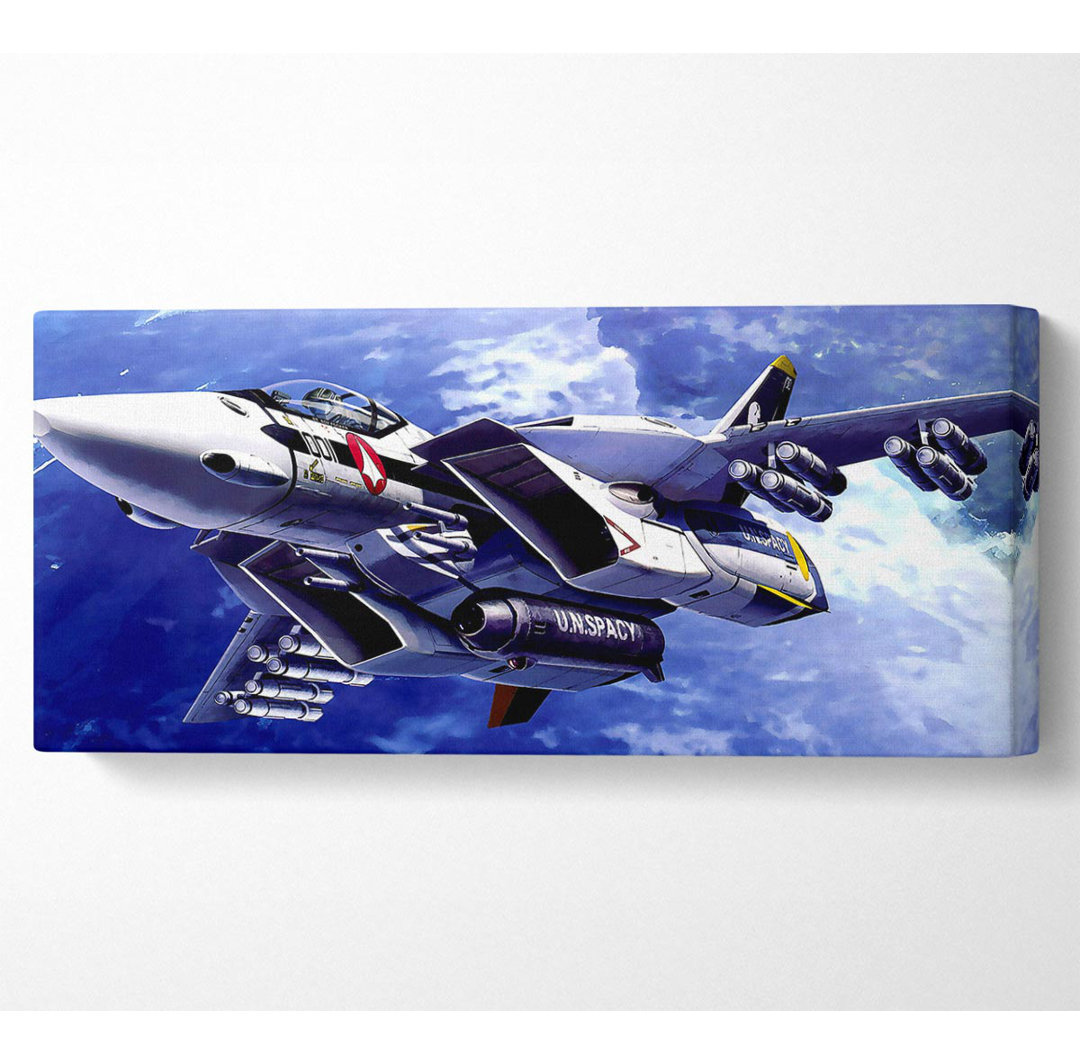 Macross Fighter Panoramaleinwand