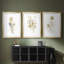 Bronze Spray I  -Custom Framed  Premium Print W Matt - 3 Pieces-1783240222-1783240223