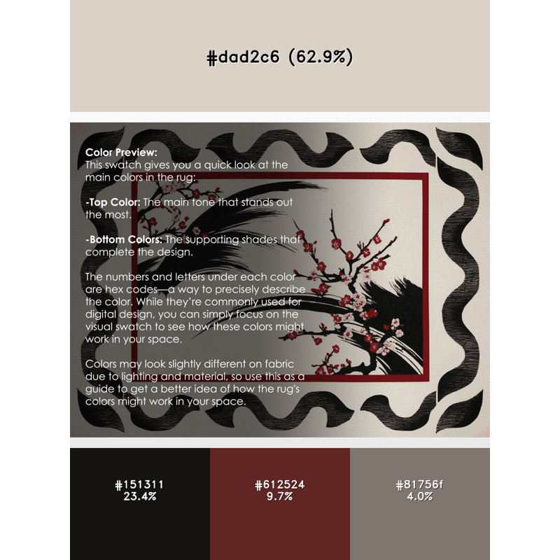 Golden Bough Rug, Round 3'