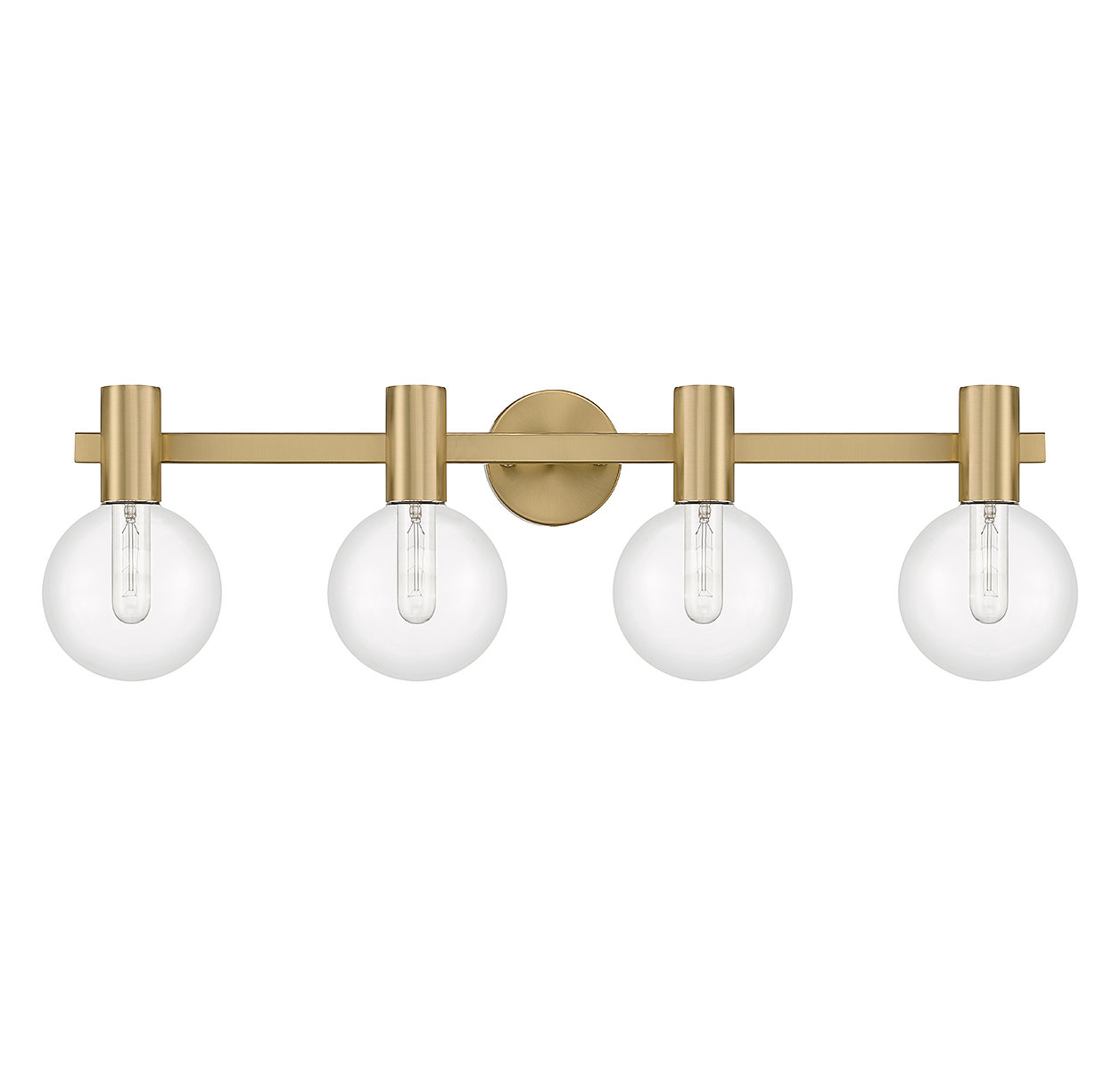 Ryenne 4 - Light Vanity Light, Gold, 10" H x 34" W x 34" D, 4 Lights