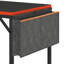 Reversible 110Cm W Computer Desk,Home Office Desk Gaming Table With Storage Shelf&LED Lights-1480465960