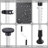 118" L Manual Retractable Awning For Patio Balcony Courtyard-108468690-108468692