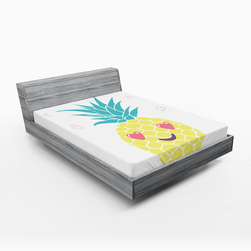 Multicolore Ambesonne, Drap-housse très grand californien
