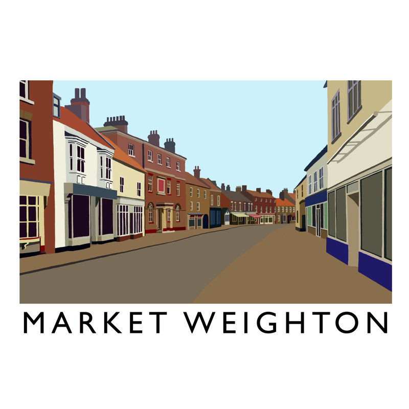 Market Weighton 2 by Richard O'Neil - Print, No Frame, 30 cm H x 40 cm W x 1 cm D