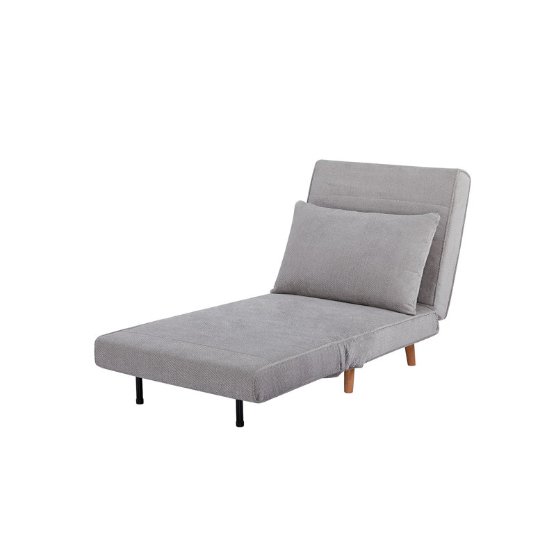 Canapé-lit - Canapé-lit 3 en 1, Gris clair, H 32,76 po x l 30,31 po x P 36,68 po
