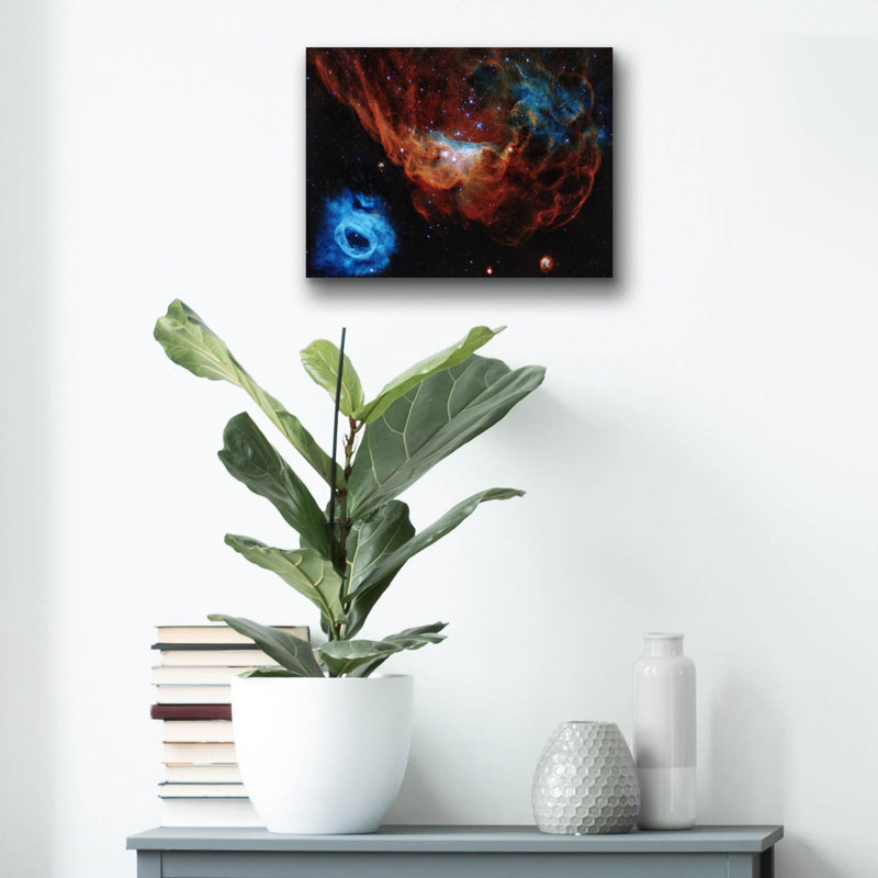 «The Cosmic Reef NGC 2014 and NGC 2020» par Hubble Space Telescope, art mural en verre acrylique