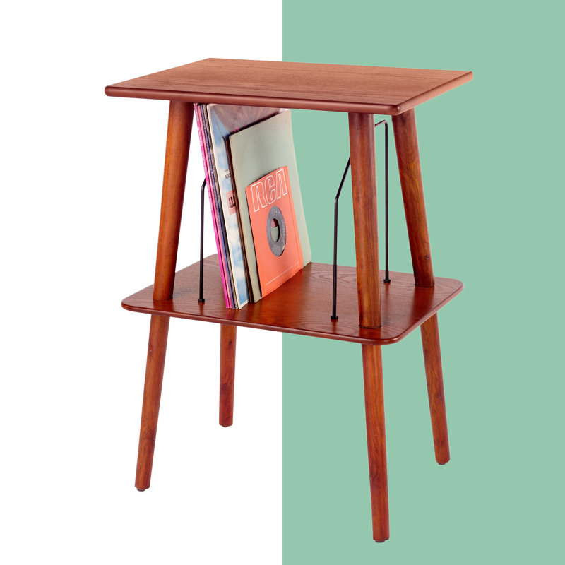 Jovianne Record Player Stand, Paprika