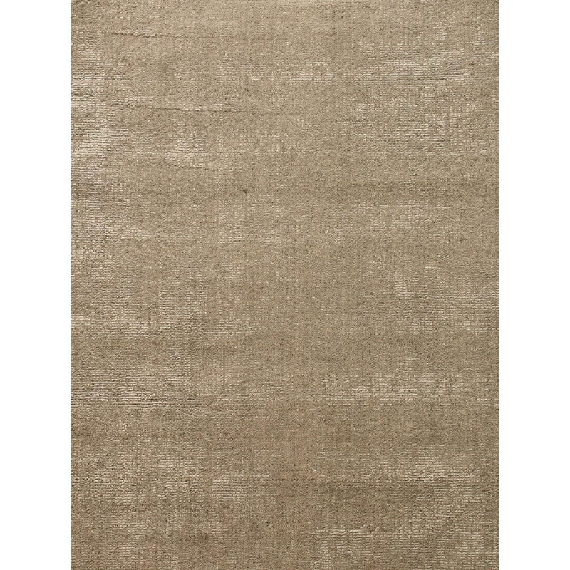 Sita Hand Loomed Rectangle Indoor Area Rug in Beige, Beige, Rectangle  8 X 10 (FT)