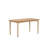 Rectangular Wood Dining Table with Curved Edges-1316586098