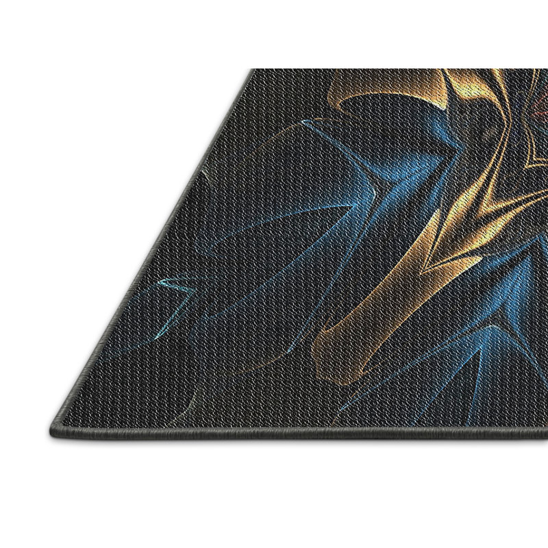Abstract Indoor Rug, Rectangle 2' x 5'