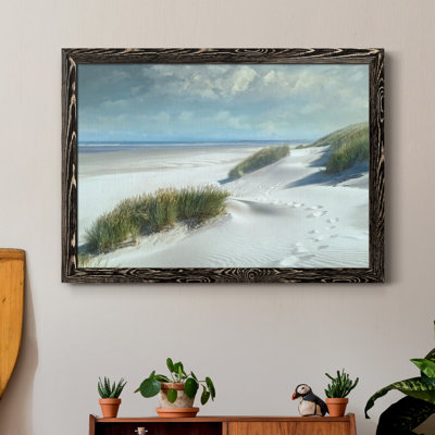 Sables blancs - Reproduction d'art graphique sur toile encadrée