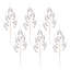 Shimmer Leaf Bead Spray, 28 Inches