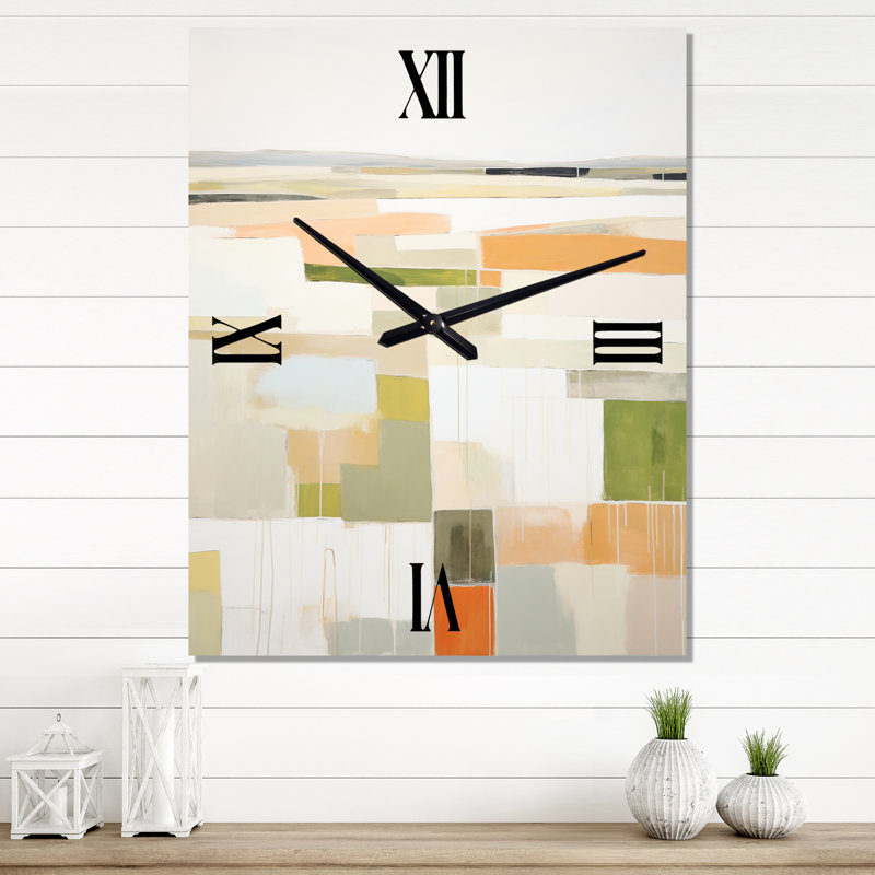 Jerrett Aluminum Wall Clock, Moyen