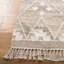 Tapis géométrique en laine, viscose et coton tissé à la main Natural Kilim-20112413