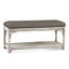 Summer Retreat Wicker Shelf Storage Bench-71425142-71425237