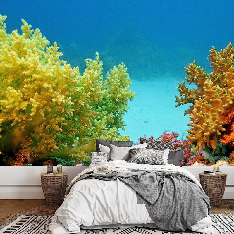 Nautical Ocean Peel & Stick Border, 100" L x 144" W