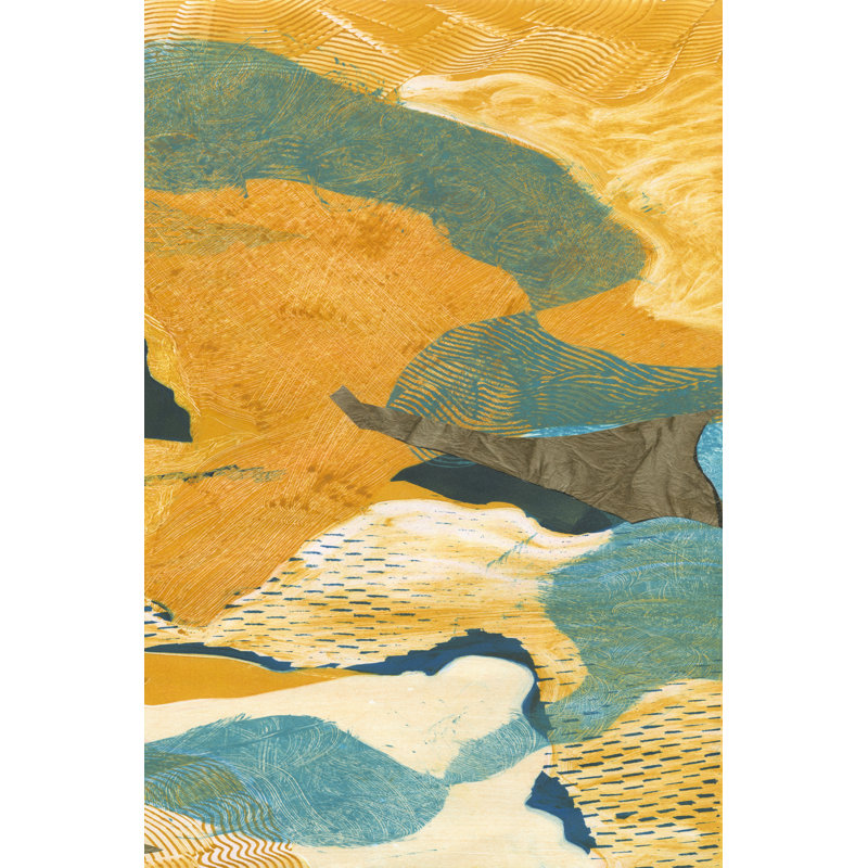 Mountain Shapes II - Wrapped Canvas Print, 46cm H x 30cm W