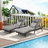 Outdoor Wicker Long Reclining Chair Set of 2 with Cushions-1893226356