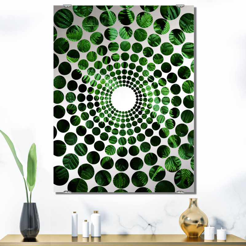 Alvayero - Ferns Wall Mirror Decor MIR141480, 40" x 30"
