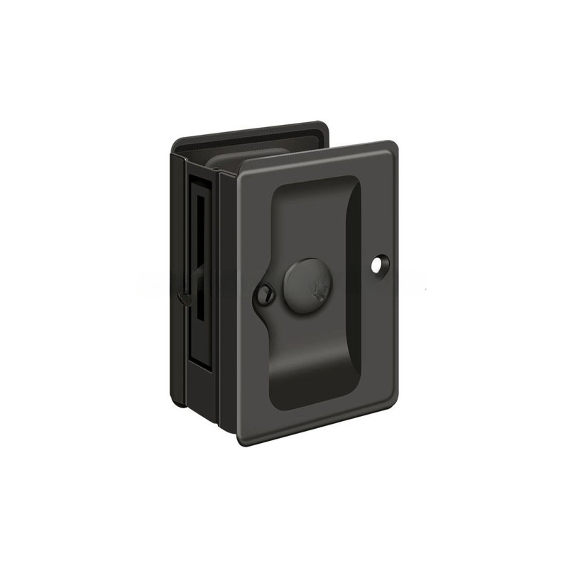 Pocket Door Hardware, Oil-Rubber Bronze